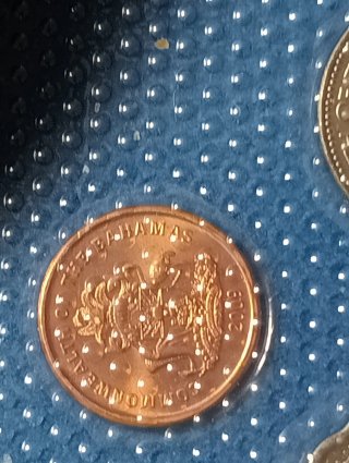 Monete Bahamas 1, 5, 10 Cents