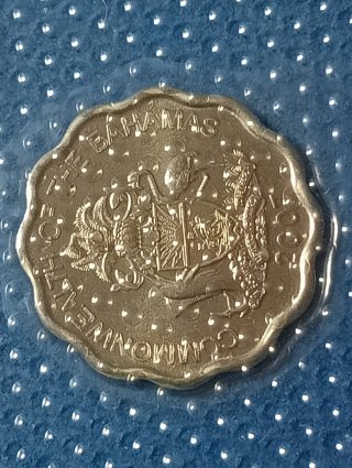 Monete Bahamas 1, 5, 10 Cents