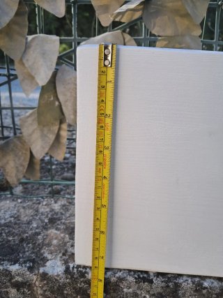 Fioriera / Vaso da Parete in Legno Bianco