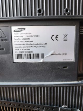 TV Samsung 22 Negra