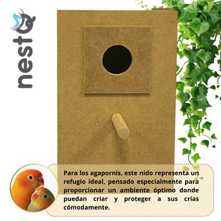 Nido Agaporni Vertical NestQ 28cm