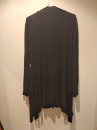 Chaqueta Ligera Larga Negra