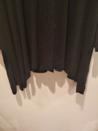 Chaqueta Ligera Larga Negra