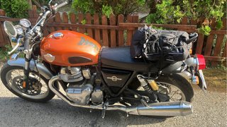 Royal Enfield Interceptor 650 Naranja/Plata