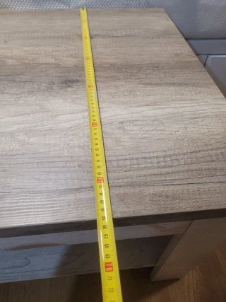 Mesa de centro elevable madera y con ruedas