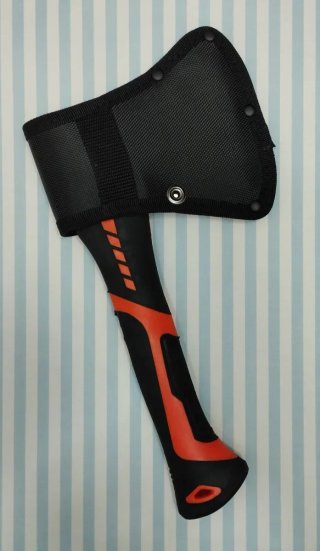 REBAJADA: ALBAINOX HACHA TACTICA NARANJA ABS