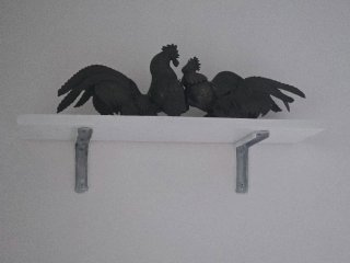 Coppia Sculture Galli Antichi Combattenti