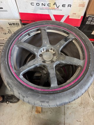 Llantas Volk Racing Rims Nissan GTR 20” doble med