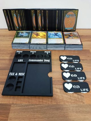 4 Mazos Commander Cartas Magic The Gathering