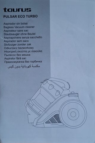 Aspiradora Pulsar Eco Turbo sin bolsa
