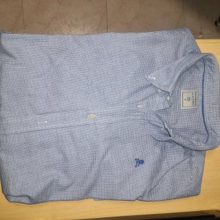 Camisa Scalpers azul y blanca talla 43