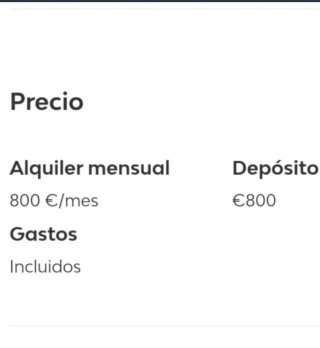 Alquilo habitación para 1 sola persona