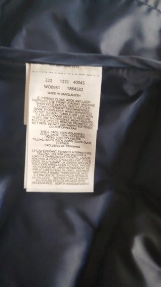 Chaqueta plumífero Columbia Talla L Azul