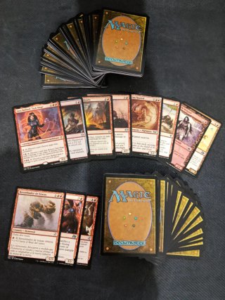 100 Rojas No Repetidas LOTE Cartas Magic Commander