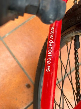 Bicicleta BMX M5 TT Roja 20 Buen Estado