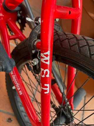 Bicicleta BMX M5 TT Roja 20 Buen Estado