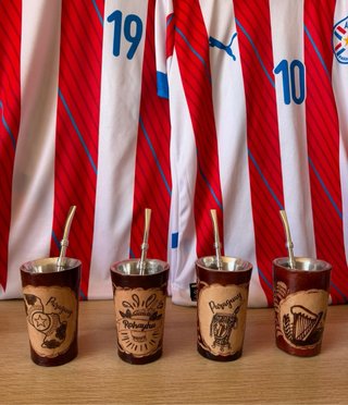 Guampas para mate y terere