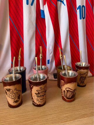 Guampas para mate y terere