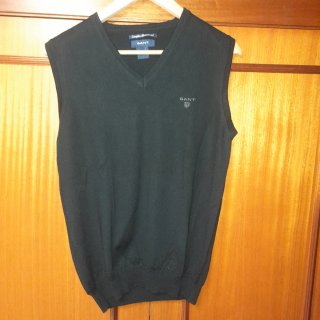 Jersey Gant Negro V-Neck