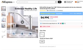Grifo Ósmosis 3 Vías Nuevo