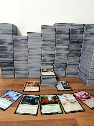 Lote Cartas Magic 2kg SIN REPETIR Commander raras