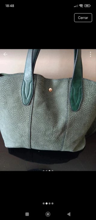 Bolso grande verde