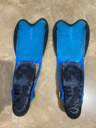Aletas de buceo Tribord azules
