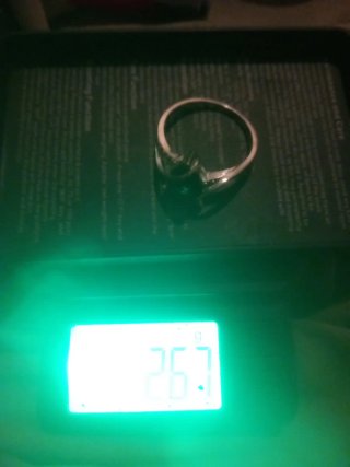 Anillo Plata Primera Ley Esmeralda