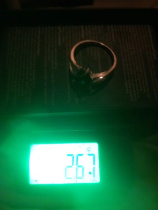 Anillo Plata Primera Ley Esmeralda