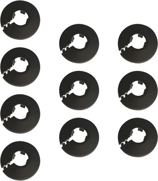 10 unidades de rosetas para tubos de de 17 mm de diámetro