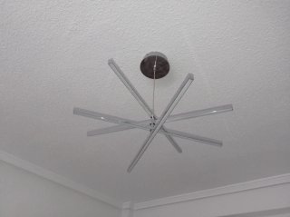 Lámpara LED Cromada