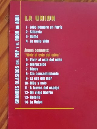 CD La Unión - Grandes Clásicos Pop y Rock