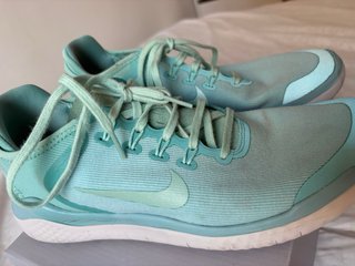 Nike Free RN Mujer T.41 Verde Agua