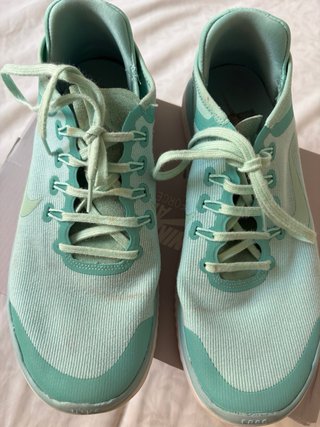 Nike Free RN Mujer T.41 Verde Agua