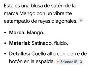 Blusa Mango Rayas Beige, Rosa y Verde