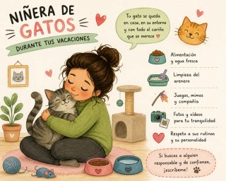 ¿Vacaciones? Tu gato no estará solo