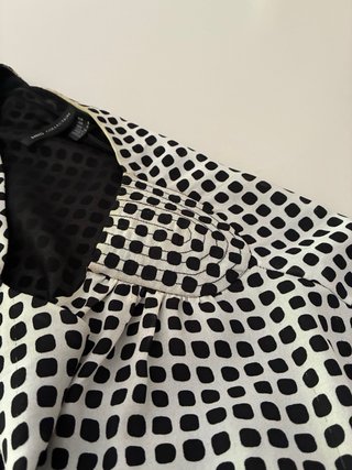 Abito donna fantasia bianco/nero