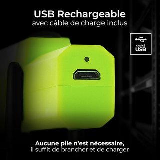 Luceco Luz de Trabajo Recargable, Foco LED de 1,5W