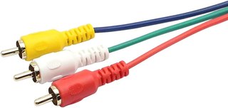 VGA to RCA AV VGA/HD15/RGB a 3 RGB Componente para TV/HDTV Cable 2 Metros