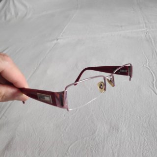 Montura Gafas Versace Rojo Burdeos Originales