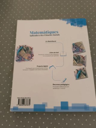 LIbro de matemáticas sociales 2o bachillerato