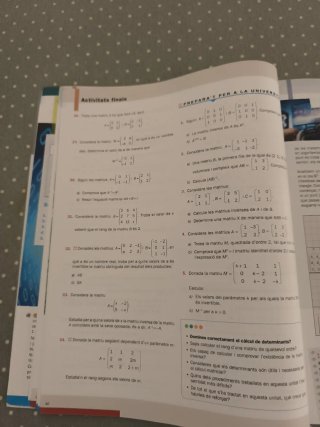 LIbro de matemáticas sociales 2o bachillerato