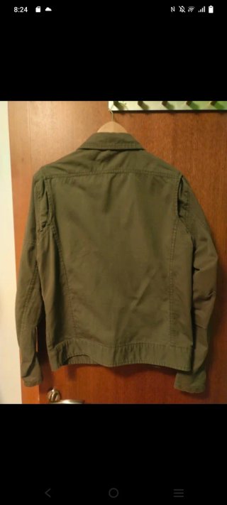 Chaqueta militar verde hombre