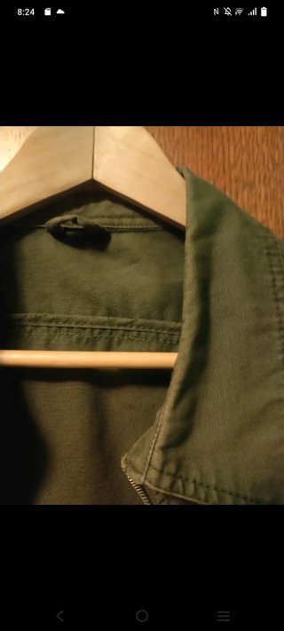 Chaqueta militar verde hombre