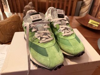 Zapatillas Run Of Verdes y Plateadas Talla 37