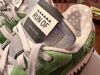 Zapatillas Run Of Verdes y Plateadas Talla 37