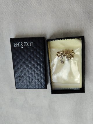 Set 6 pares pendientes Luxu Steel