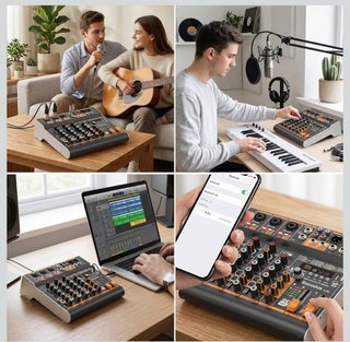 Socodox S-5M Mezcladora Audio 5 Canales BT