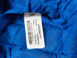 Blusa Zara arrugada azul Talla S