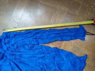 Blusa Zara arrugada azul Talla S